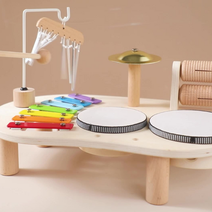 7-in-1-Babytrommel mit Tisch für Kinder - Musikalische Erziehung