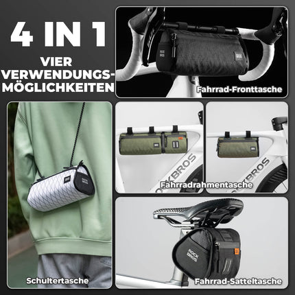 2 - in - 1 Fahrradtasche Set Wasserabweisend (Fahrradtaschen) kaufen bei Linkreich – Jetzt entdecken!