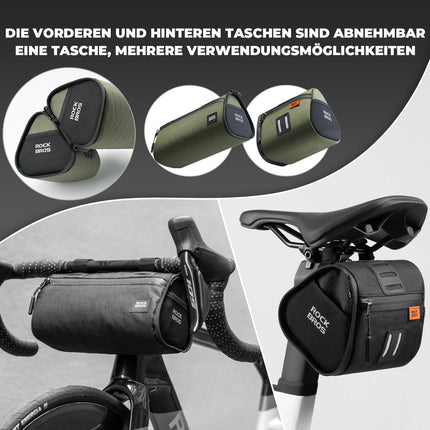 2 - in - 1 Fahrradtasche Set Wasserabweisend (Fahrradtaschen) kaufen bei Linkreich – Jetzt entdecken!