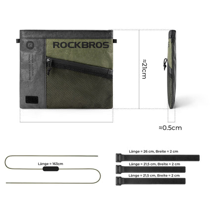 2 - in - 1 Lenkertasche Wasserabweisend mit Schultergurt 1.5L (Fahrradtaschen) kaufen bei Linkreich – Jetzt entdecken!