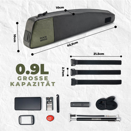 2 - in - 1 Oberrohrtasche Wasserabweisend mit Schultergurt 0,9L (Fahrradtaschen) kaufen bei Linkreich – Jetzt entdecken!