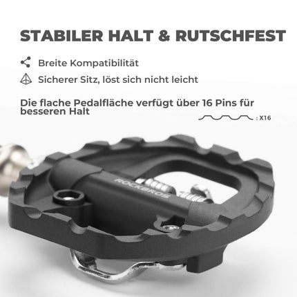 2 - in - 1 SPD - Klickpedale & Plattformpedale 9/16" (Fahrradpedale) kaufen bei Linkreich – Jetzt entdecken!