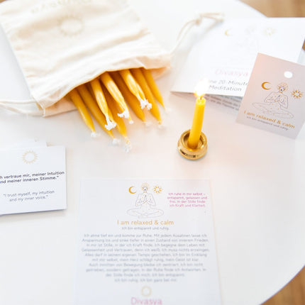 20-Minuten-Kerzen | I am balanced & aligned