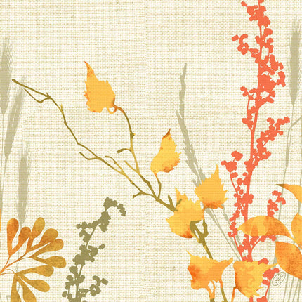 Klassik Fall Beauty Servietten 40x40 cm  | Packung (50 Stück)