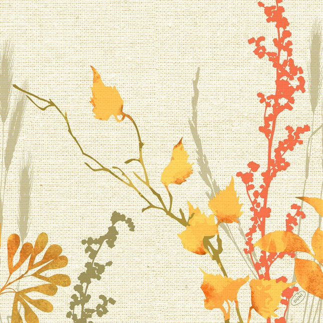 Klassik Fall Beauty Servietten 40x40 cm  | Packung (50 Stück)
