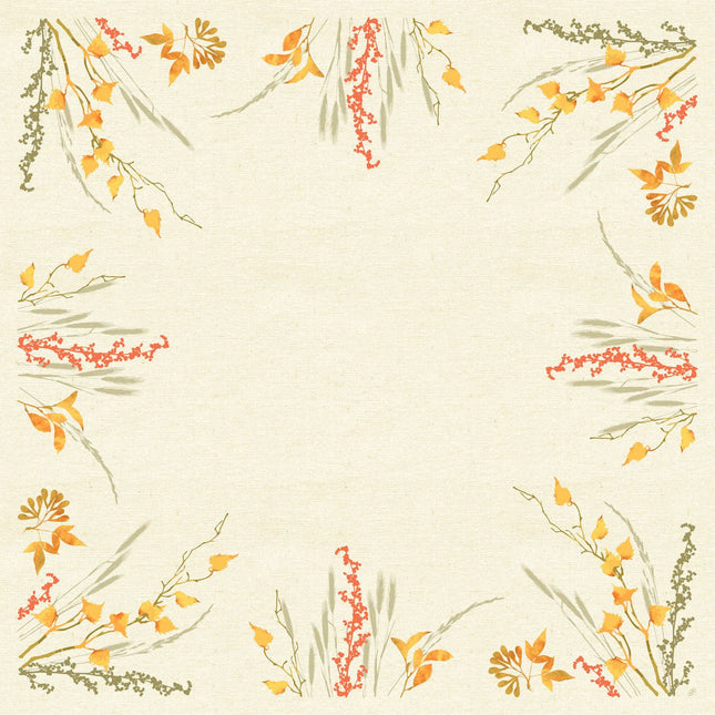 Dunicel Mitteldecke 84x84 cm - Herbstliche Schönheit für Events | Karton (1 Packung)