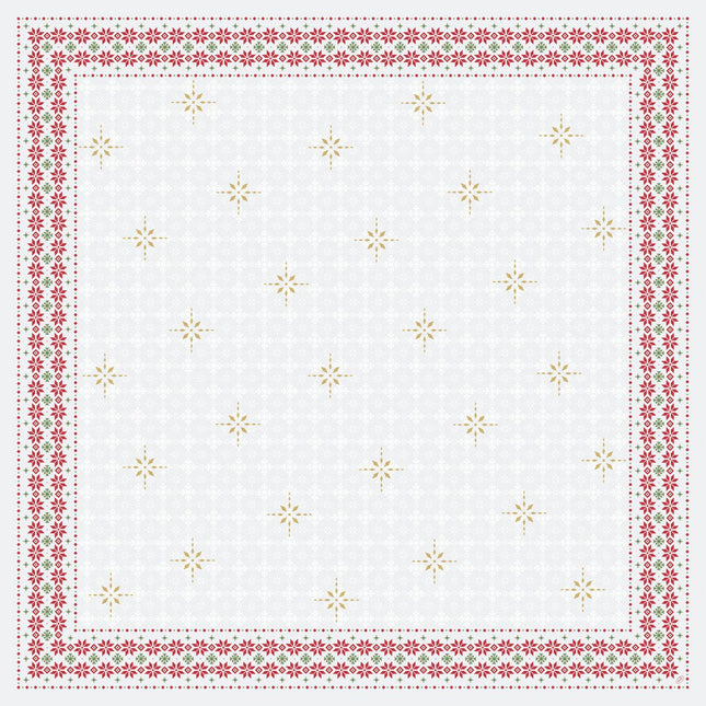 Dunicel Mitteldecke 84x84 cm Tradition - Hochwertige Tischdecke | Karton (1 Packung)