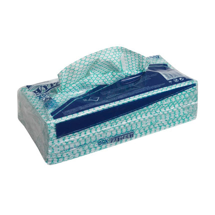 WypAll® X50 Critical Clean - Interfold / Grün - 6 Bags  x 50 Sheets | Karton (6 Beutel)