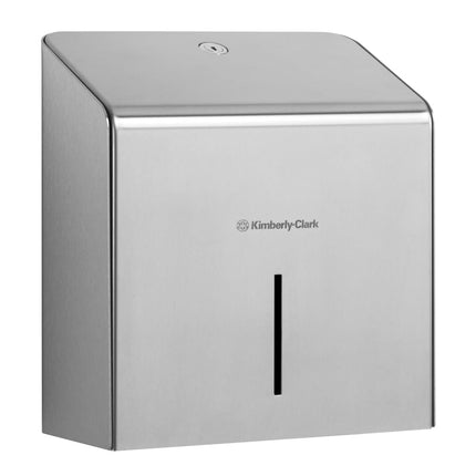Kimberly-Clark Professional™ Toilet Tissue Spender - Mini Jumbo / Edelstahl - 1 Dispenser | Karton (1 Spender)