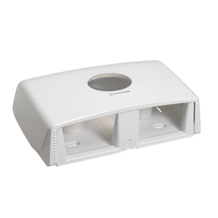 Aquarius™ Toilet Tissue Spender - Doppelrollen-Spender für Jumbo Toilet Tissue Mini / Weiß - 1 Dispenser | Karton (1 Spender)