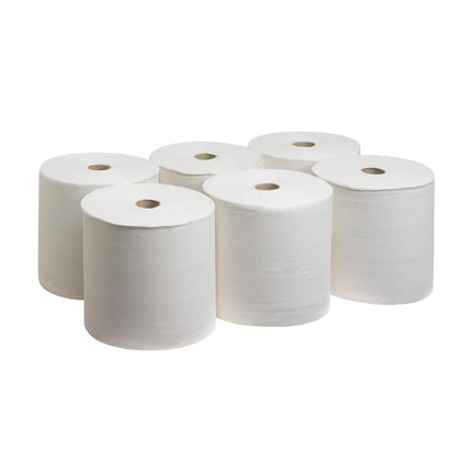 Scott® PERFORMANCE Handtücher - Rolle / Weiß - 6 Rolls  x 1 Sheet | Karton (6 Rollen)