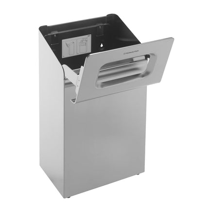 Kimberly-Clark Professional™ Abfallbehälter - Metall / Edelstahl /Mittel - 1 Bin | Karton (1 Abfallkorb)