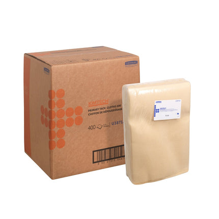 Kimtech® Auto Primär Tack Wischtücher - flaches Tuch / Weiß - 4 Bags  x 100 Sheets | Karton (4 Beutel)
