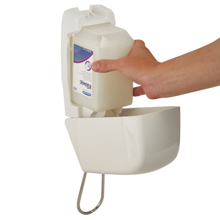 Aquarius™ Spender für Waschlotionen - Kassette / Weiß / 1 Ltr