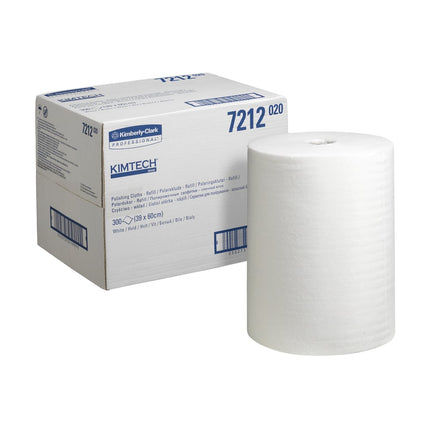 Kimtech® Poliertücher - Nachfüllpack / Weiß - 1 Refill  x 300 Sheets | Karton (1 Nachfüllpackung)