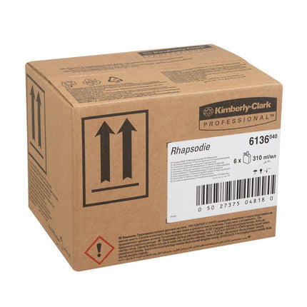 Kimberly-Clark Professional™ Duft RHAPSODIE - Nachfüllpack / Transparent /310 ml - 6 Cassettes | Karton (6 Flaschen)