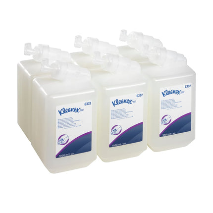 Kleenex® Haar- und Körpershampoo - Kassette / Weiß /1 Ltr - 6 Cassettes | Karton (6 Kartuschen)