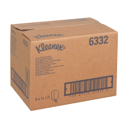 Kleenex® Haar- und Körpershampoo - Kassette / Weiß /1 Ltr - 6 Cassettes | Karton (6 Kartuschen)