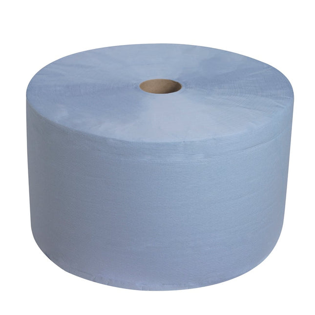 WypAll® L30 Papierwischtuch für industrielle Reinigungsaufgaben - Großrolle / Blau - 1 Roll  x 750 Sheets | Karton (1 Rolle)