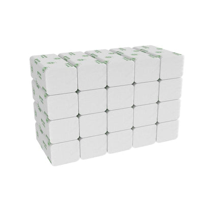 Hostess™ NATURA™ Handtücher - C-Falzung / Weiß /M - 20 Clips  x 140 Sheets | Karton (20 Päckchen)