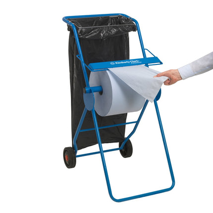 WypAll® L20 Papierwischtuch für Instandhaltungsarbeiten - Großrolle - Extra breit / Blau - 1 Roll  x 1000 Sheets | Karton (1 Rolle)