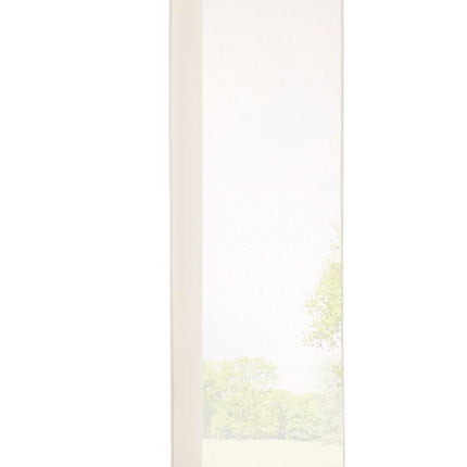 Schiebegardine »Nizza« Baumwoll-Voile Halbvoile Transparent Flächenvorhang mit Paneelwagen und Beschwerungsstange 2019032