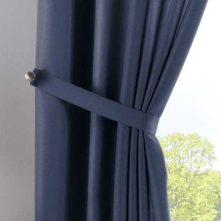 Vorhang Verdeckte Schlaufen Cationic »JENA« Blickdicht Leinen Optik Gardine Meliert Gardinenband mit Raffhalter  2019037