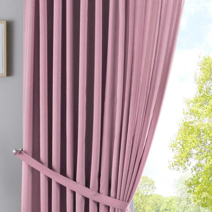 Vorhang Verdeckte Schlaufen Cationic »JENA« Blickdicht Leinen Optik Gardine Meliert Gardinenband mit Raffhalter  2019037