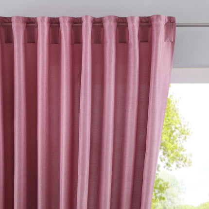 Vorhang Verdeckte Schlaufen Cationic »JENA« Blickdicht Leinen Optik Gardine Meliert Gardinenband mit Raffhalter  2019037