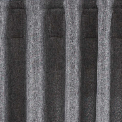 Vorhang Verdeckte Schlaufen Cationic »JENA« Blickdicht Leinen Optik Gardine Meliert Gardinenband mit Raffhalter  2019037