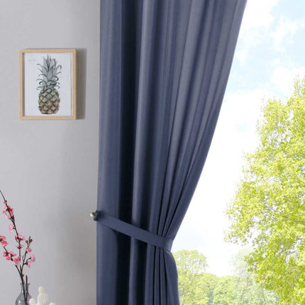 Vorhang Verdeckte Schlaufen Cationic »JENA« Blickdicht Leinen Optik Gardine Meliert Gardinenband mit Raffhalter  2019037