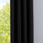 Schwarz / HxB 245x140 cm