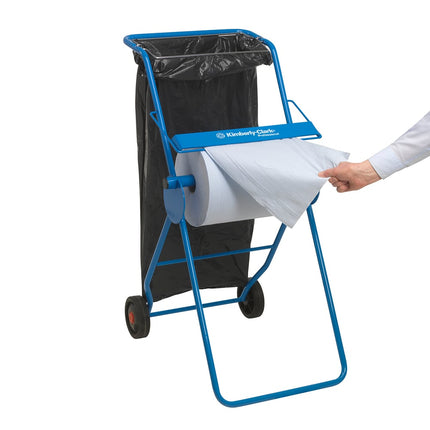 WypAll® L20 Papierwischtuch für Oberflächen - Großrolle - Extra breit / Blau - 1 Roll  x 1000 Sheets | Karton (1 Rolle)