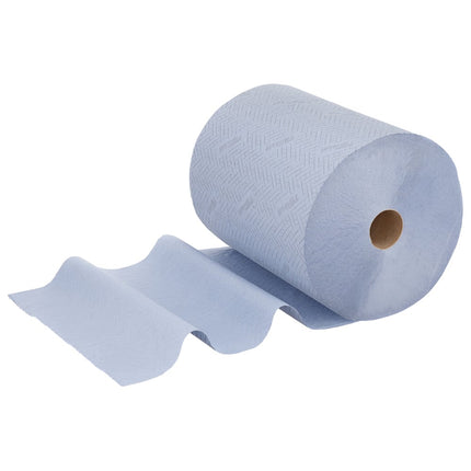 WypAll® L20 Papierwischtuch für Oberflächen - Großrolle - Extra breit / Blau - 1 Roll  x 1000 Sheets | Karton (1 Rolle)