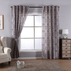Grau Florentiner / 2er Set HxB 245x140 cm