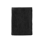 Schwarz / Waschhandschuh 15x20 cm
