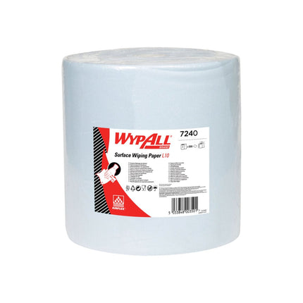 WypAll® L10 Papierwischtuch für Oberflächen - Großrolle - Extra breit / 38.00 cm x 32.50 cm