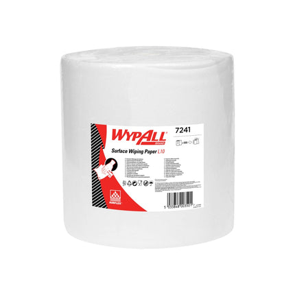 WypAll® L10 Papierwischtuch für Oberflächen - Großrolle - Extra breit / 38.00 cm x 32.50 cm