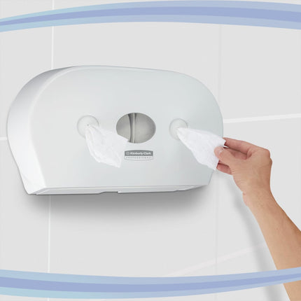 Aquarius™ Toilet Tissue Spender - Zentralentnahme  / Weiß /Jumbo -