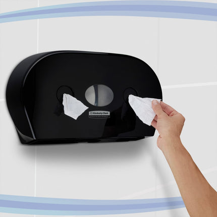 Kimberly-Clark Professional™ Toilet Tissue Spender - Zentralentnahme  / Schwarz /Jumbo -