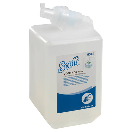 Scott® Control™ Schaum-Handreiniger für die häufige Verwendung - Kassette / Transparent /1 l - 6 Cassettes | Karton (6 Kartuschen)