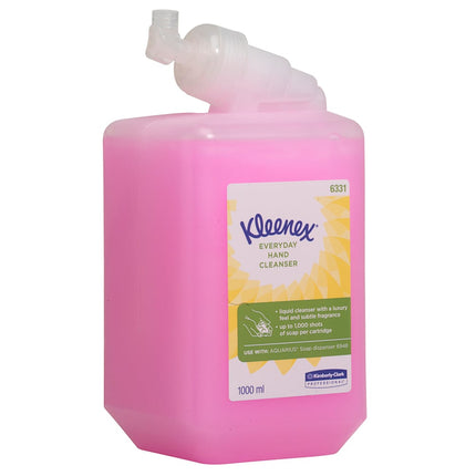 Kleenex® Normale Waschlotion - Kassette / Rosa /1 Ltr - 6 Cassettes | Karton (6 Kartuschen)