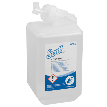 Scott® Control™ Antibakterieller Handreiniger - Kassette / Transparent /1 Ltr - 6 Cassettes | Karton (6 Kartuschen)