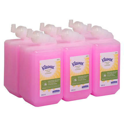 Kleenex® Normale Waschlotion - Kassette / Rosa /1 Ltr - 6 Cassettes | Karton (6 Kartuschen)