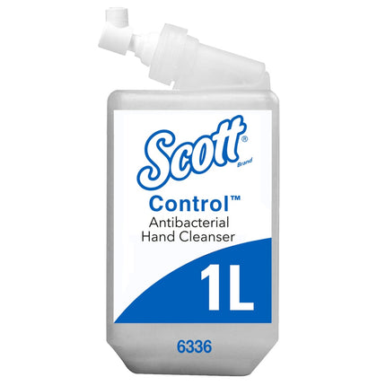 Scott® Control™ Antibakterieller Handreiniger - Kassette / Transparent /1 Ltr - 6 Cassettes | Karton (6 Kartuschen)