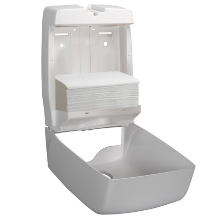 Hostess™ NATURA™ Handtücher - gefaltet / Weiß /Groß - 20 Clips  x 84 Sheets | Karton (20 Päckchen)