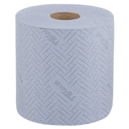 WypAll® L20 Papierwischtuch für Instandhaltungsarbeiten - Zentralentnahme  / Blau /2-lagig - 6 Rolls  x 400 Sheets | Karton (6 Rollen)