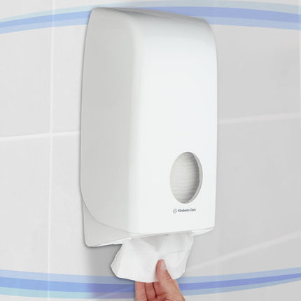 Aquarius™ Toilet Tissue Spender - Weiß - 1 Dispenser | Karton (1 Spender)