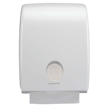 Aquarius™ Spender für gefaltete Handtücher - C-Falzung / Weiß - 1 Dispenser | Karton (1 Spender)