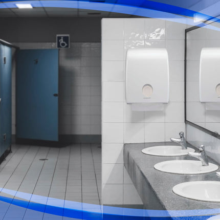 Aquarius™ Spender für gefaltete Handtücher - C-Falzung / Weiß - 1 Dispenser | Karton (1 Spender)
